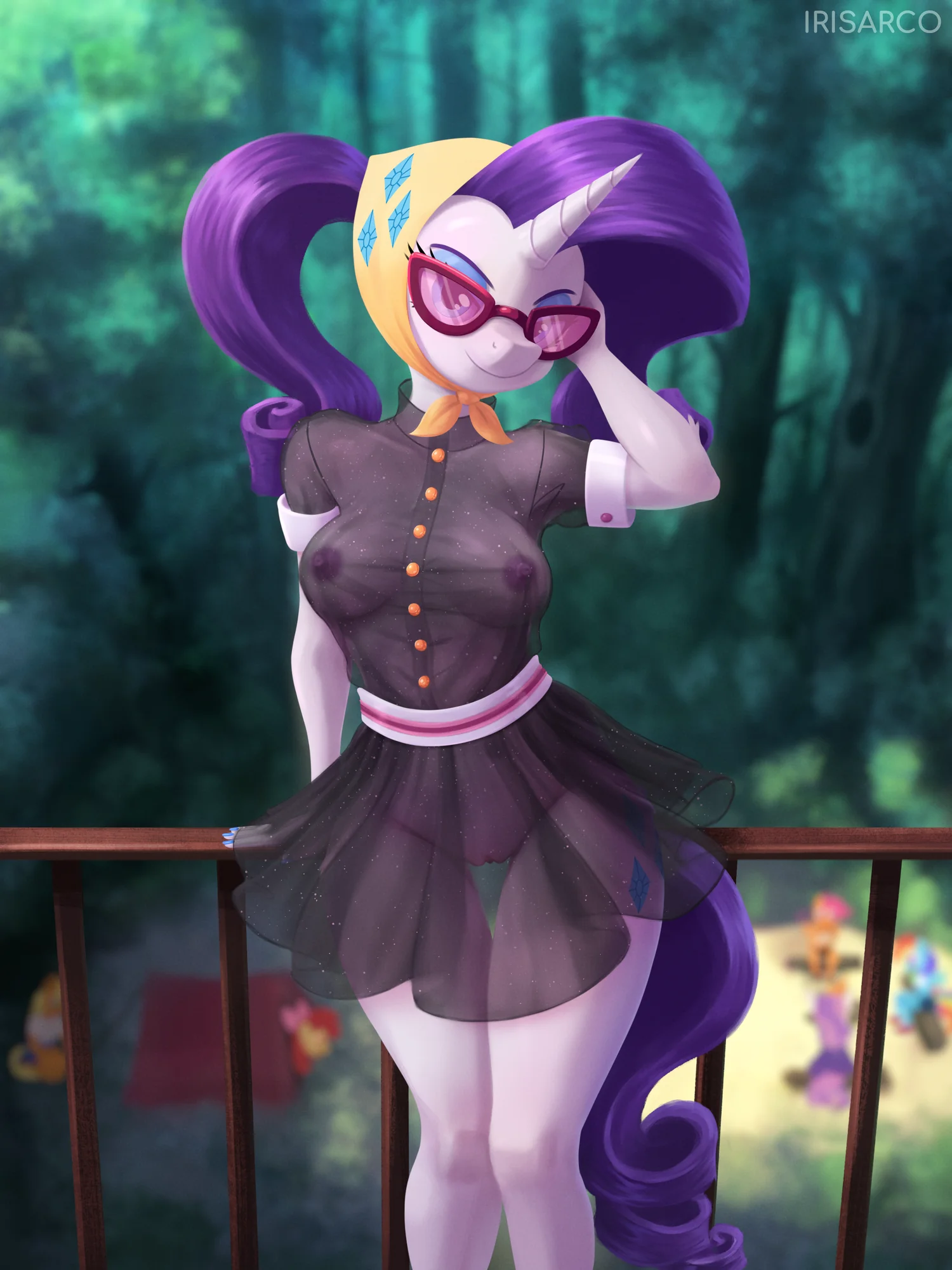 Rarity's camping outfit (2/7)